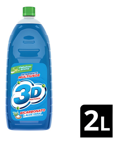 Detergente 3d Liquido 2 Litros - L a $10422