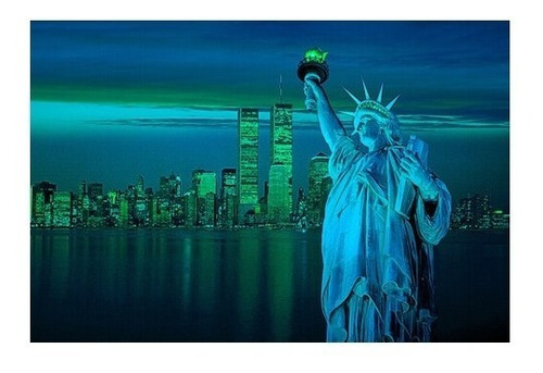 Puzzle Estatua Libertad Glow 1000 Pz Tomax 100-309