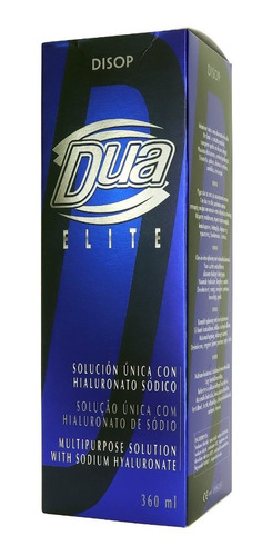 Imagen 1 de 2 de Solución Multiproposito Dua Elite Disop 360 Ml Para Lentes