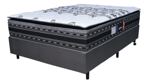 Imagen 2 de 6 de Sommier 2 Plazas Espuma Alta Densidad Excelsior 1.40