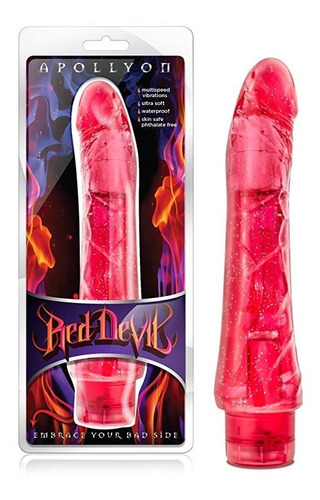  Red Devil Apollyon Vibrador Sexshop Consolador Dildos Anal Color Rojo