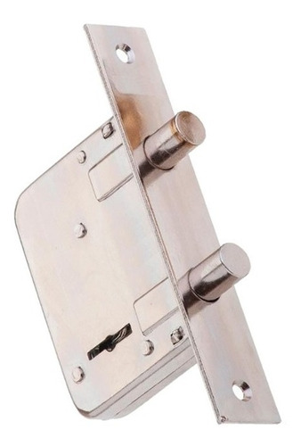 Imagen 2 de 4 de Kit 2 Cerrojo Hermanados Atila Dos Pernos Cerradura 4 Llaves