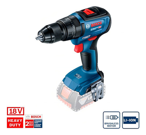 Taladro Atornillador Bosch Brushless Percutor Gsb 18v-50