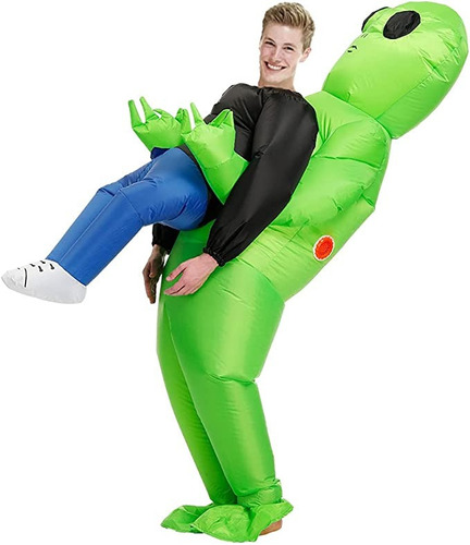 Disfraz Inflable Extraterrestre De 150 A 180 Cm  