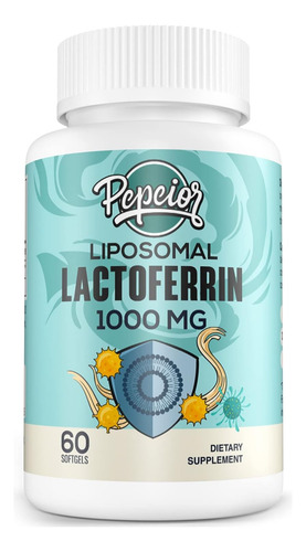 Lactoferrina Liposomal Max 1000mg +hierro +salud Inmune