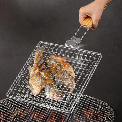 Cesta De Acero Inoxidable K A Con Asa, Cesta Para Asar