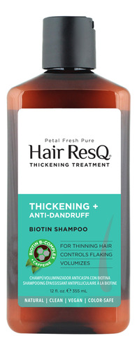 Shampoo Hair Res Q Thickening Biotin Anti Caspa 355 Ml
