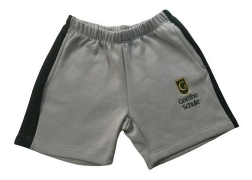 Imagen 2 de 2 de Short De Friza Colegio Logo Goethe Schule,.