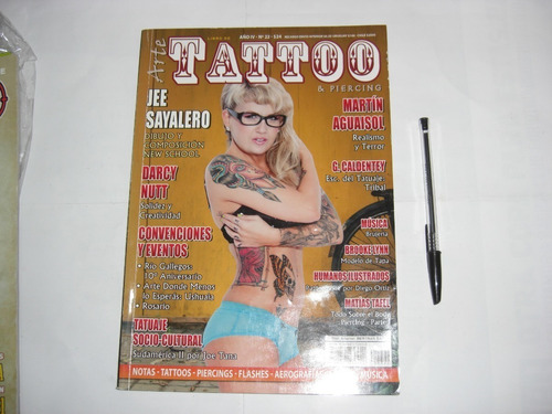 Revista Arte Tattoo Nro 22 Sayalero Aguaisol Nutt Caldentey