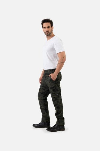 Imagem 6 de 10 de Calça Camuflada Motociclista Cargo Com Kevlar - Corse