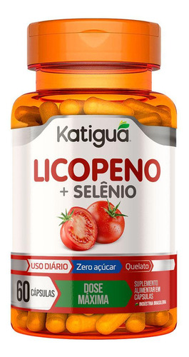 Licopeno Selênio Antioxidante Dose Máxima 60 Cápsulas