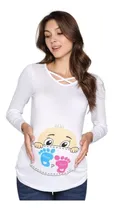 Comprar Playera Blusa Maternidad Ropa Embarazadas Moda Baby Shower
