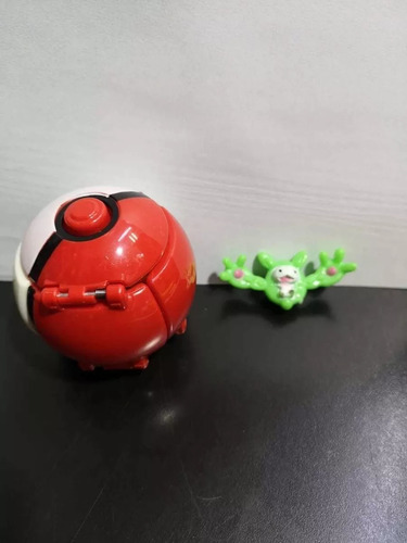 Pokemon Pokebola Lanzadora + Muñeco Pikachu X8