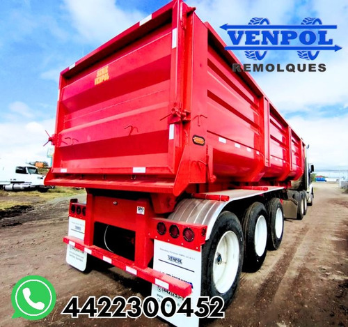 Remolque Gondola Volteo Para Materiales 30m3 Reforzada
