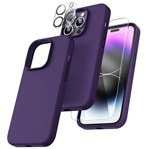 Case Para iPhone 14 Pro Funda + 2 Protector Pantalla Y Cámar