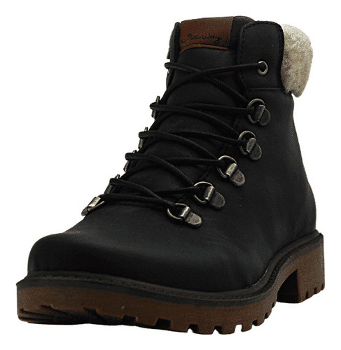 Bota Freeway Bell Femenina Cuero Corderito Calidad Suela