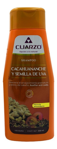 Shampoo Cacahuananche Y Semilla De Uva Cuarzo 550 Ml Env Hoy