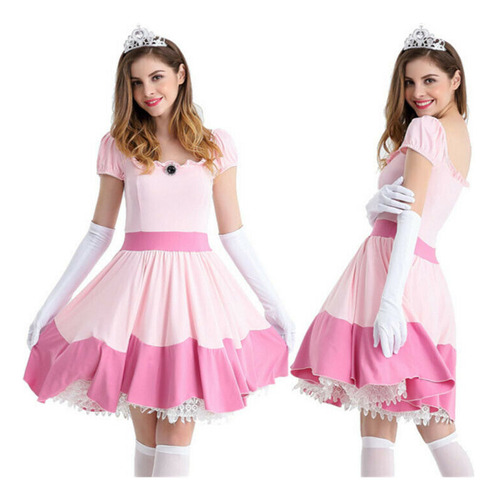Vestido Corto De Princesa Bailarina S-3xl Para Adulto, Color