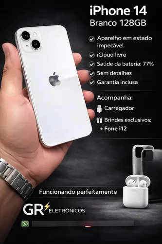 Apple Iphone 14 (128 Gb) - Estelar | Frete grátis