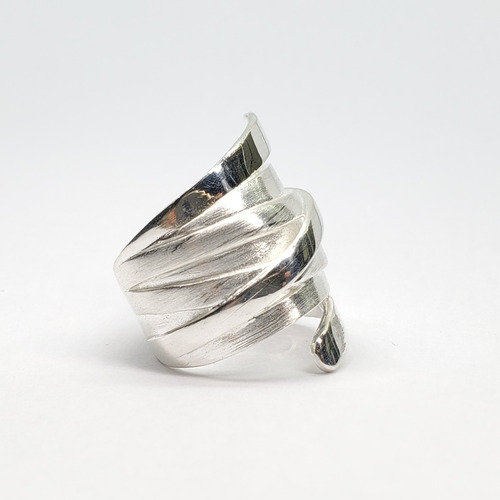 Imagen 7 de 10 de Anillo Plata Rodinada Macizo 13,6 Grs