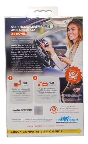Simple Key, Key Fob And Key Programmer 3 Button Keypads, Key