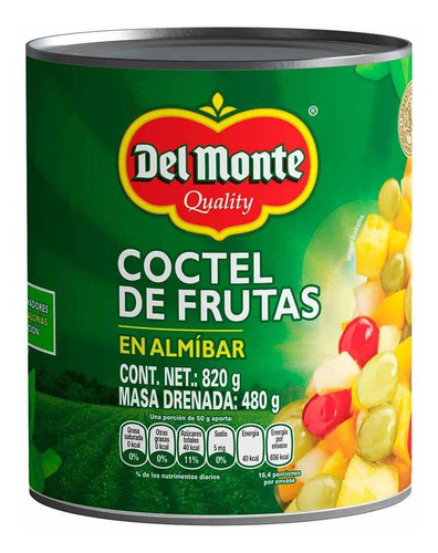 Almíbares Del Monte Cocktel De Frutas 820g