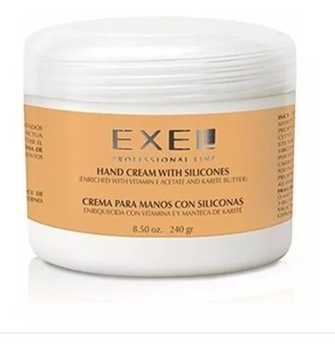 Crema Para Manos Silicona Y Manteca De Karité Exel X 240 Gr 