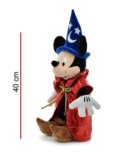 Imagen 3 de 7 de Peluche Mickey Mago 40 Cm - Orig. Phi Phi Toys
