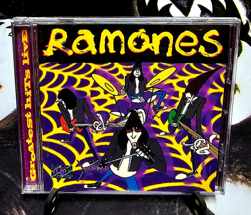 Cd Ramones Greatest Hits Live Edición Estatua Libertad Usa