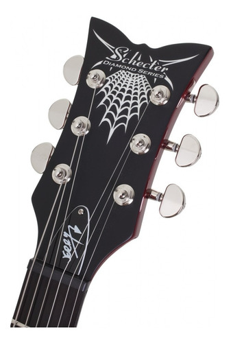 Guitarra Eléctrica Schecter Jerry Horton Solo 6 Satin Blk Color Negro Material Del Diapasón Ébano Orientación De La Mano Diestro