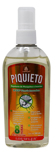 Piquieto, Repelente De Mosquitos E Insectos, 120 Ml