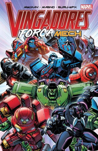 Vingadores: Força Mech, de MacKay, Jed. Editorial Panini Brasil LTDA, capa mole em português, 2022