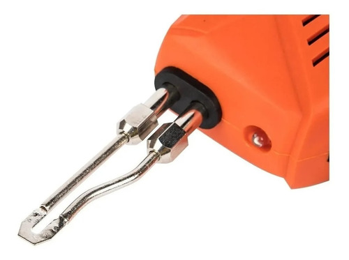 Imagen 3 de 4 de Soldador Estaño Pistola 100w Maletin + Accesorios + Luz Led