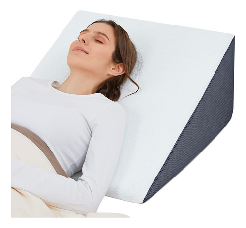 Touchutopia Almohada De Cuña Para Cama Para Dormir, Triángul