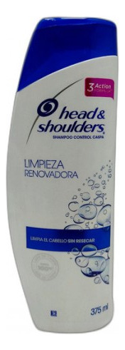 Shampoo Head & Shoulders Limpieza Renovadora 375cc