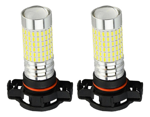 2 Piezas Coche 6000k Psx24w 2504 144 Smd Luces Intermitentes