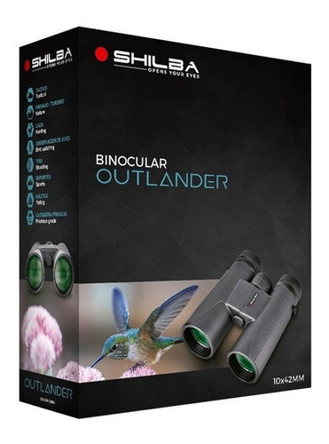 Imagen 4 de 8 de Binocular Shilba Outlander 10 X 42 Avistaje Aves Deporte