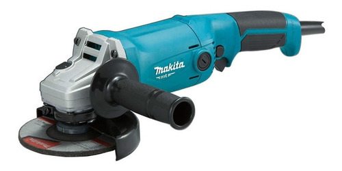 Esmeriladora angular Makita MT M9002 color turquesa 1050 W 220 V + accesorio