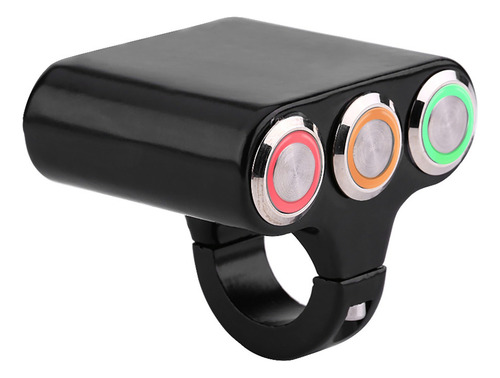 Mc1 Interruptor De Luz Led Antiniebla Freno Manillar Moto