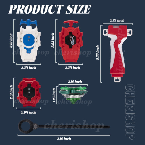 Juego De 12 Piezas Beyblade Burst Set De Juguetes De Batalla