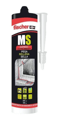 Silicona Ms Express Transparente  290ml Fischer