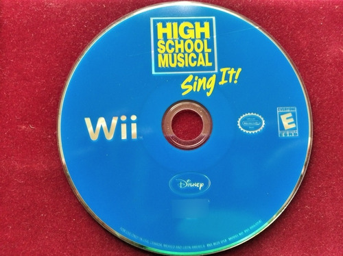 High School Musical Sing It ( Juego Nintendo Wii )  5v (^o^)