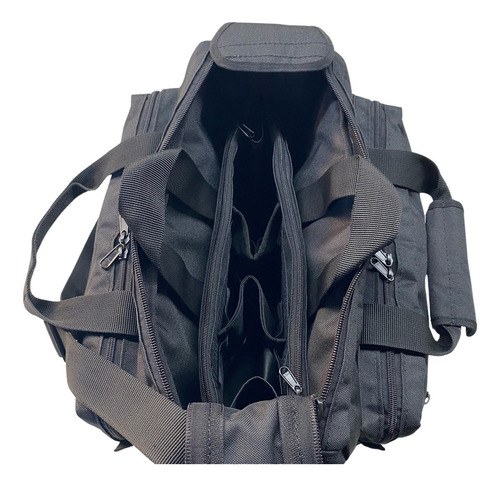 Bolso De Tiro Practico Mediano Táctico Deportivo Polígono K9 Color Negro Liso