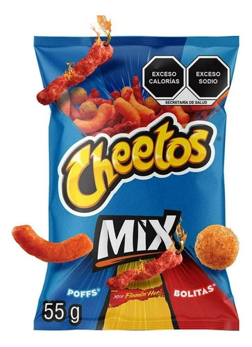 Botanas Sabritas Cheetos Mix 55 G