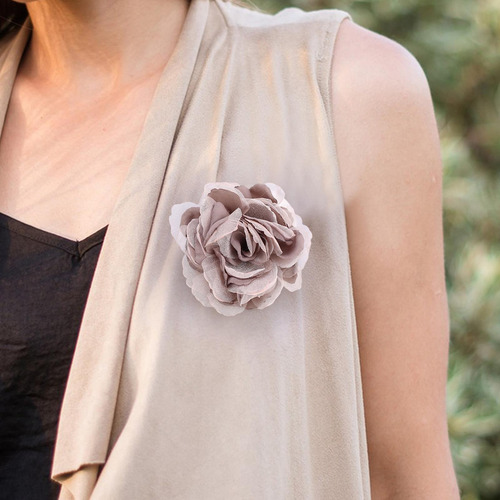 Broche De Flores De Tela Para Ropa De Mujer Broche De Flores