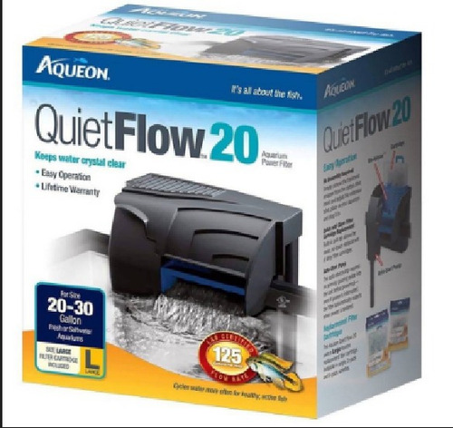 Aqueon Quietflow 20 Acuario Filtro De Poder