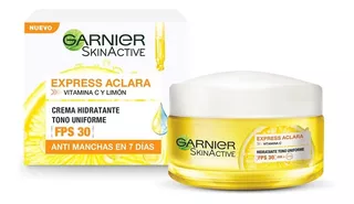 Crema Hidratante Garnier Express Fps30 Vitaminac Aclara 50ml