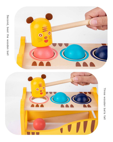 Juguete Musical De Madera Para Golpear, Juguetes Educativos,