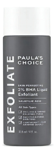 Paula's Choice Ácido Salicílico 2% Bha Liquid Exfoliant 4oz