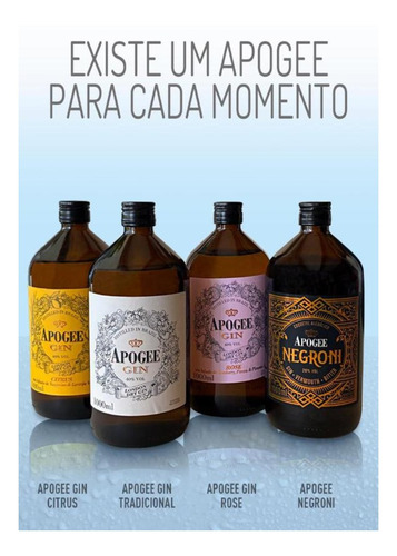 Imagem 2 de 2 de Gin Apogee Rosé 1 Litro